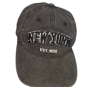 New York y2k Embroidered Washed‎ Baseball Cap Adjustable Strap Back